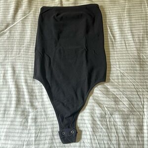 Intimately Free People Tati Seamless Bodysuit in Black